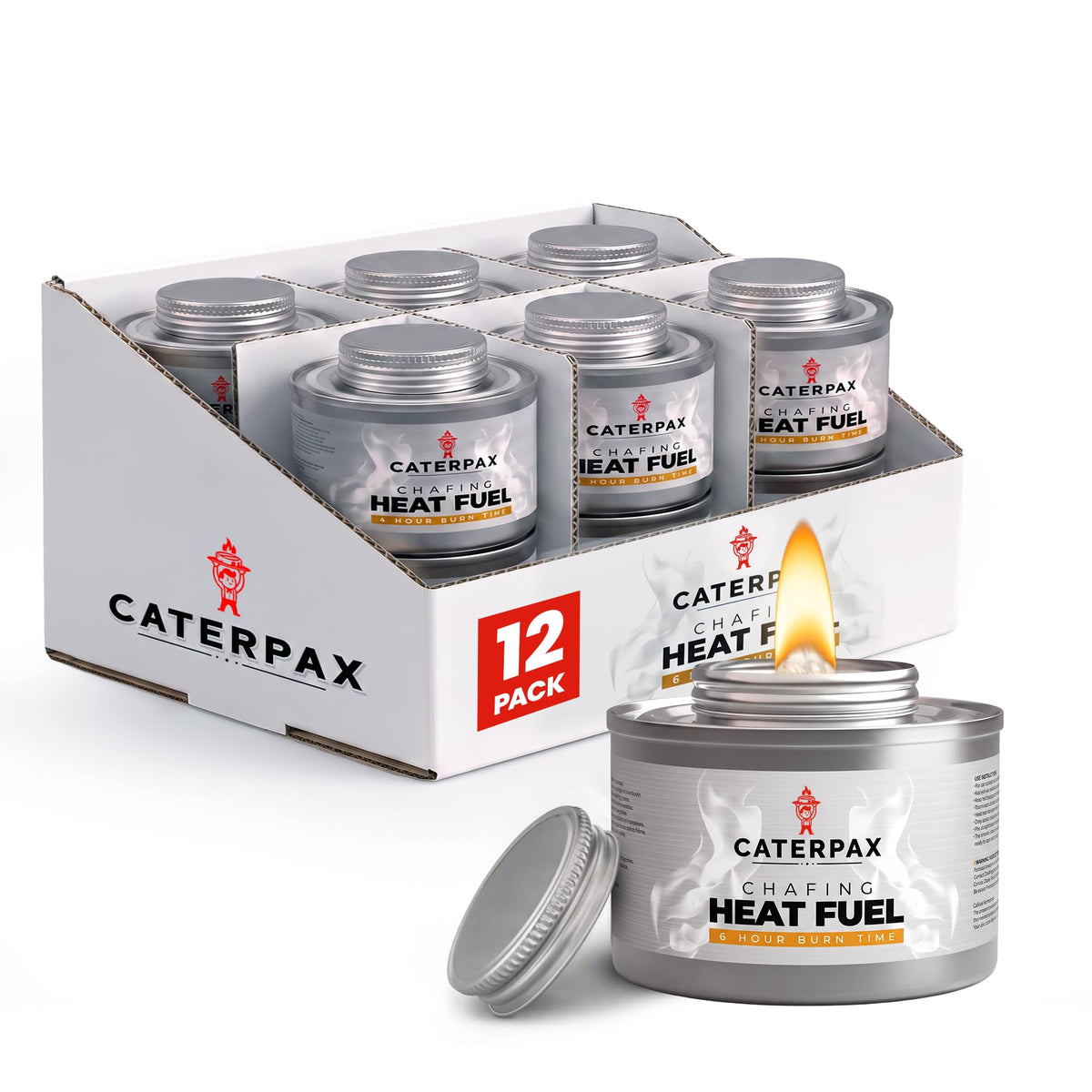 6 Hour Chafing Fuel Cans 12 Pack J3788