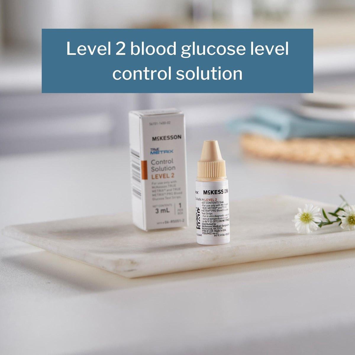 Blood Glucose Testing Control Solution, 3 mL, 24 ct I11684