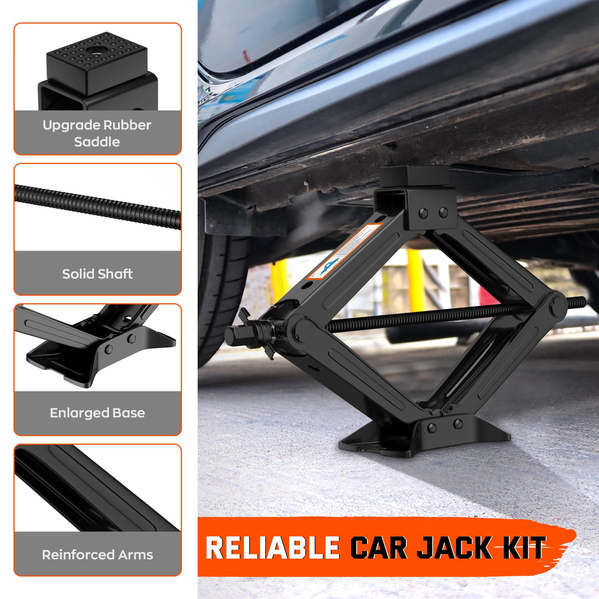 2 Ton Scissor Jack Kit with Lug Wrench P277804