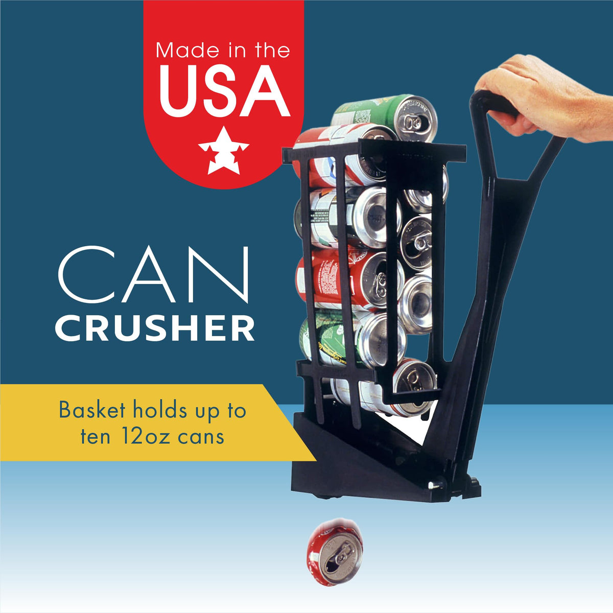Wall Mounted 12oz Can Crusher G956