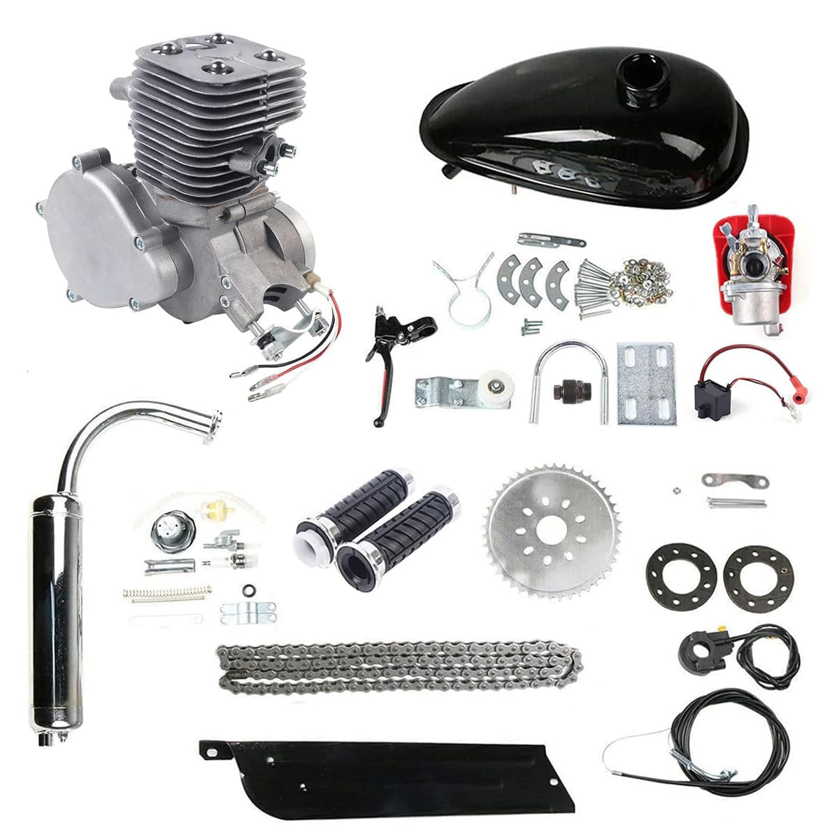 2 Stroke Bicycle Engine Kit with 36 Tooth Sprocket O751