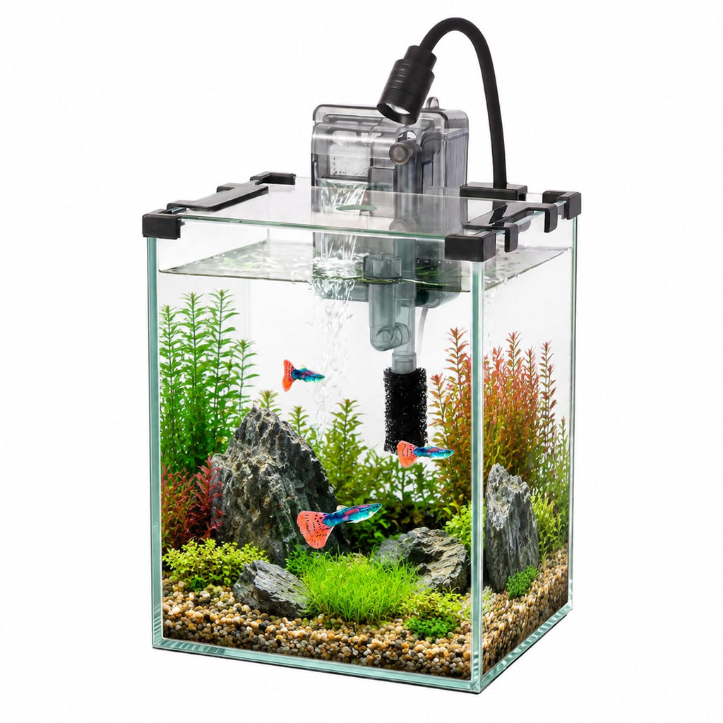 2.2 Gallon Glass Fish Tank Kit Y605