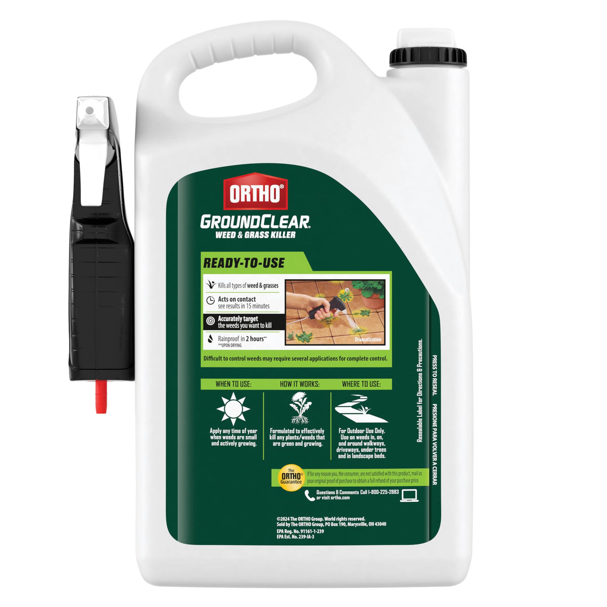 Weed & Grass Killer with Comfort Wand, 1 gal. N47695