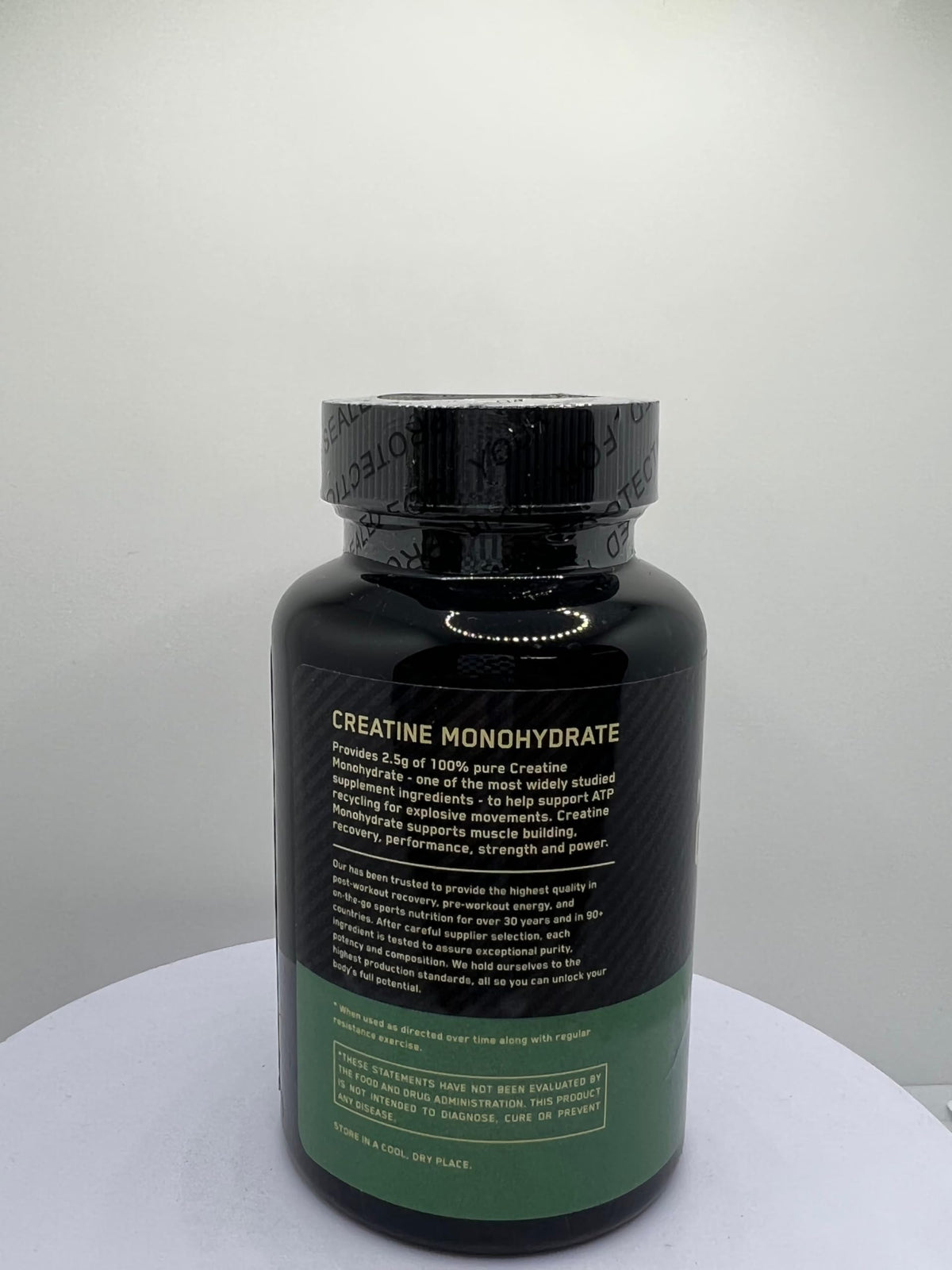 Micronized Creatine Monohydrate Capsules 2.5g 60 Count L9064