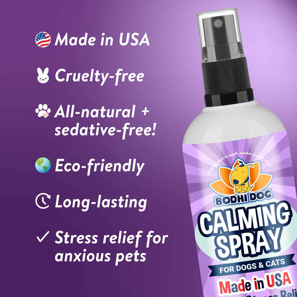 Lavender Calming Spray for Dogs & Cats 8 oz H47401