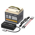 12V 50Ah LiFePO4 Battery with 14.6V 10A Charger V75847
