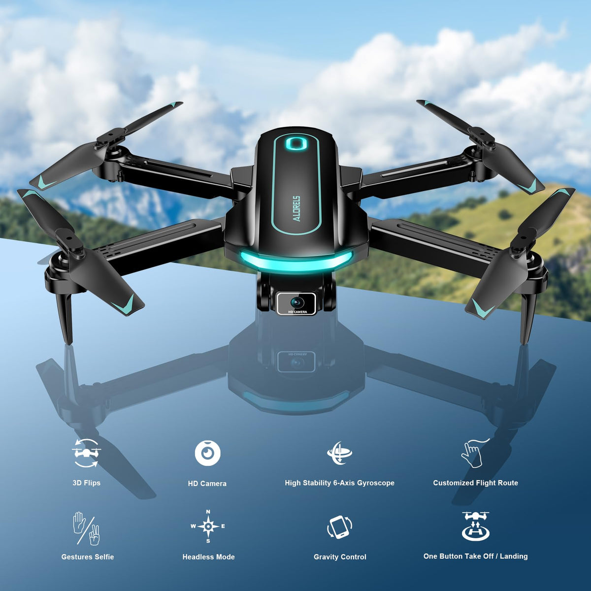 1080P HD Foldable Drone V4523