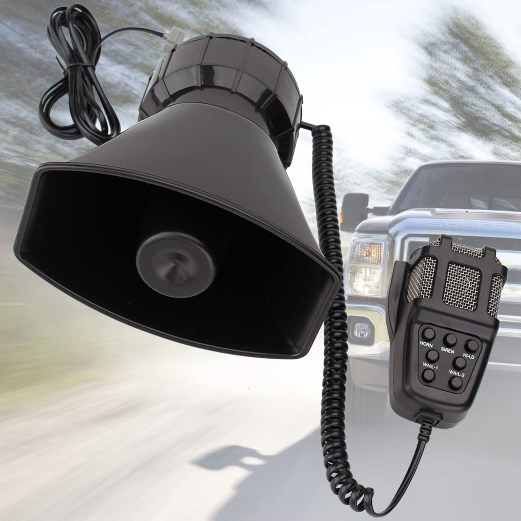 12V 100W 7 Tone Horn Siren PA System N479403