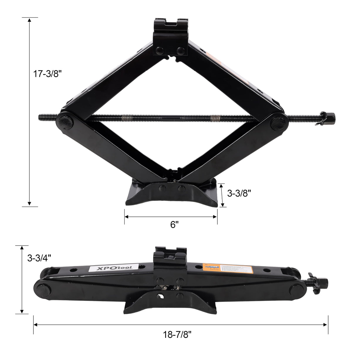 3 Ton Scissor Jack Kit with Storage Bag H4146
