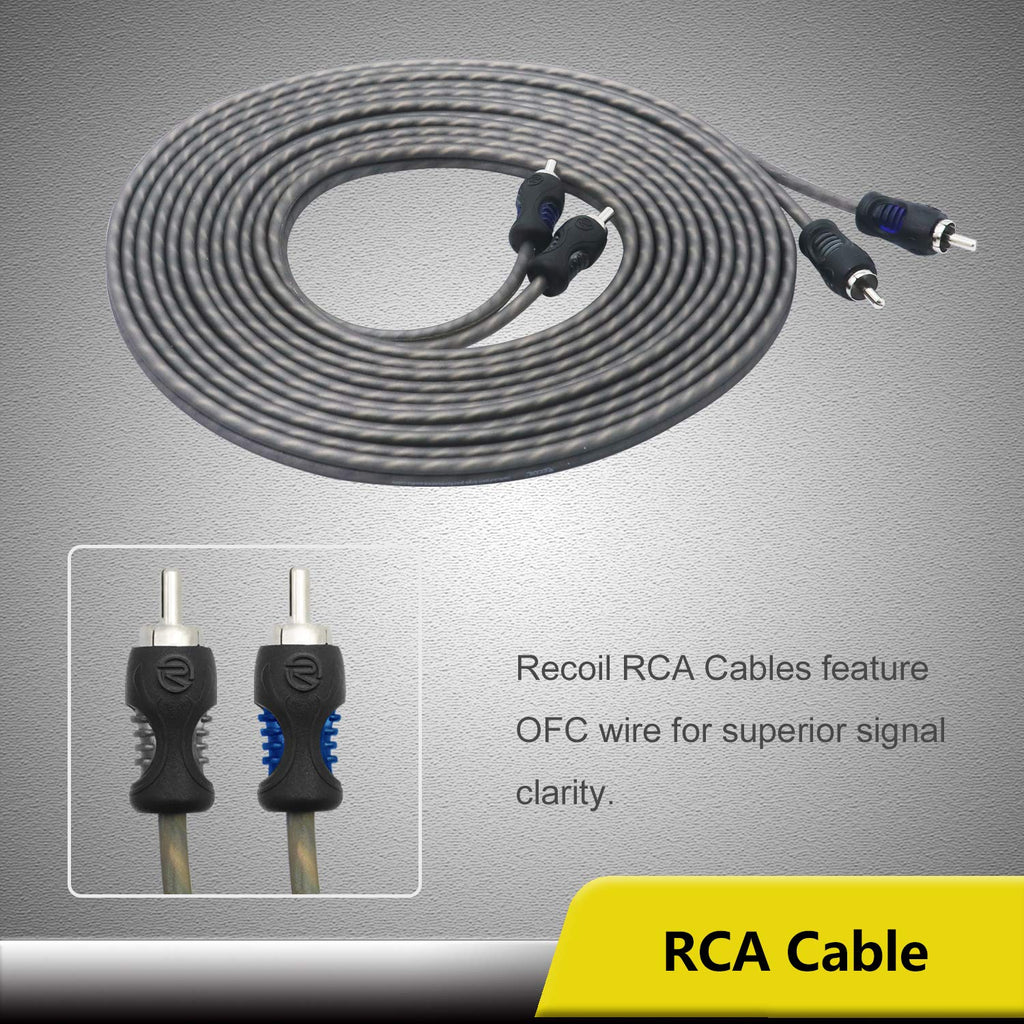 4 Gauge CCA Amplifier Wiring Kit with OFC RCA Cable C590