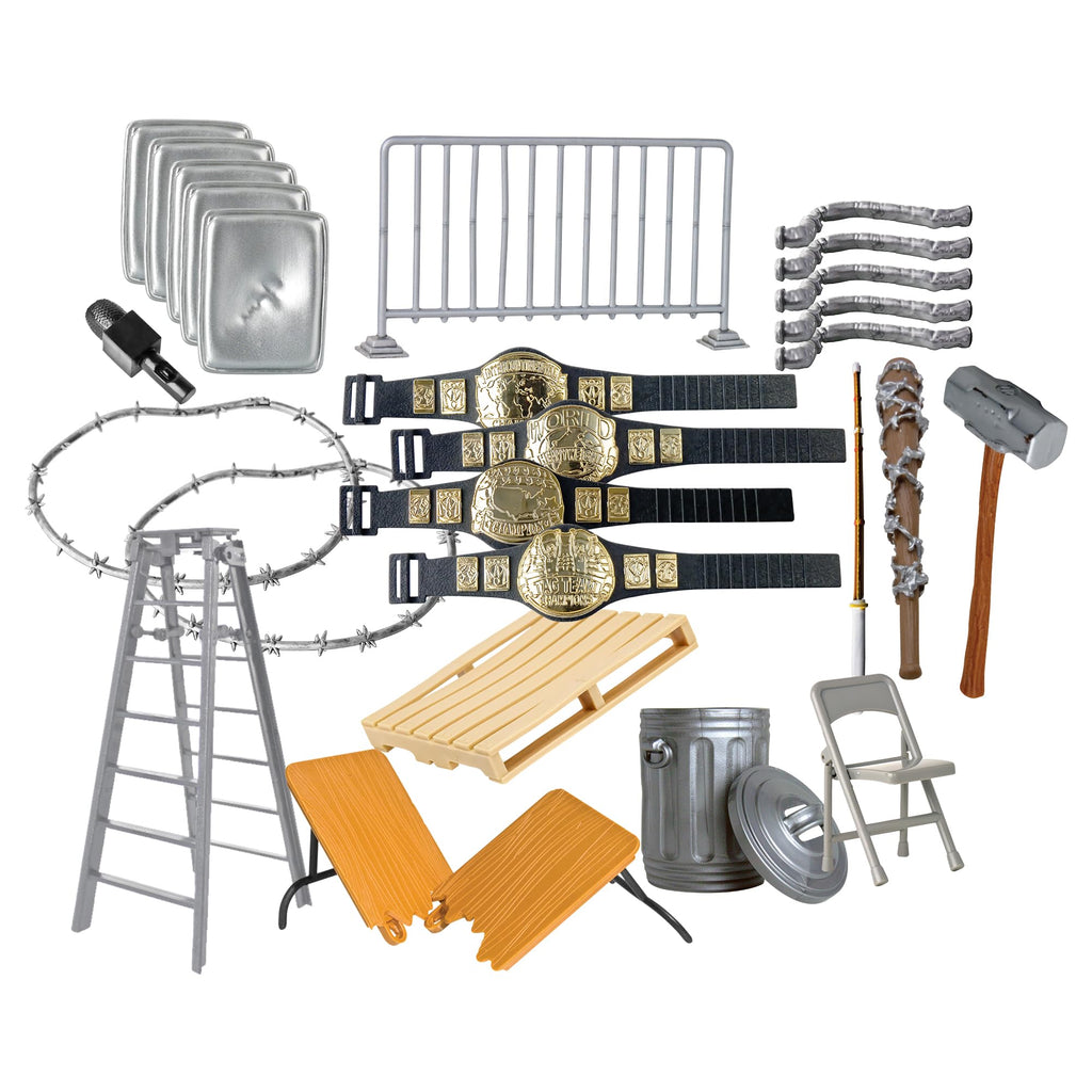 26 Piece Accessory Set for Wrestling Action Figures E963
