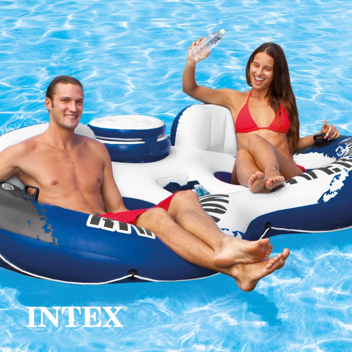 Inflatable 2-Person Floating Lake Lounge E212