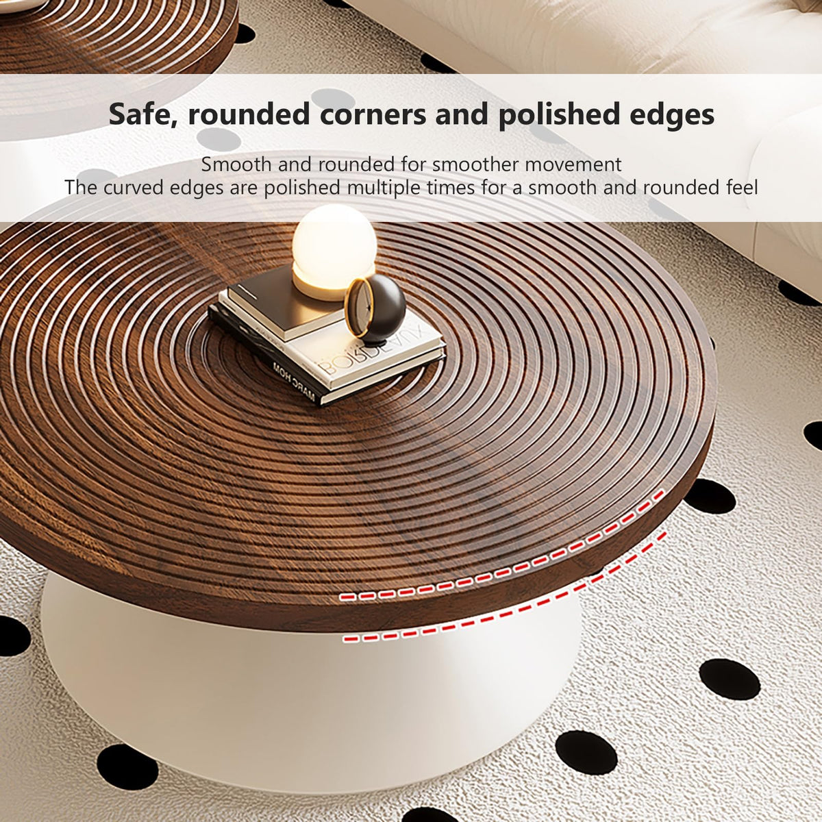 Round Storage Coffee Table R14496