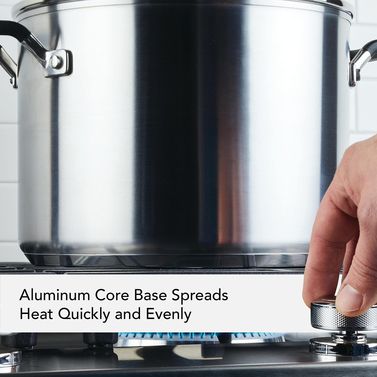 8-Quart Stainless Steel Stock Pot with Lid M3350