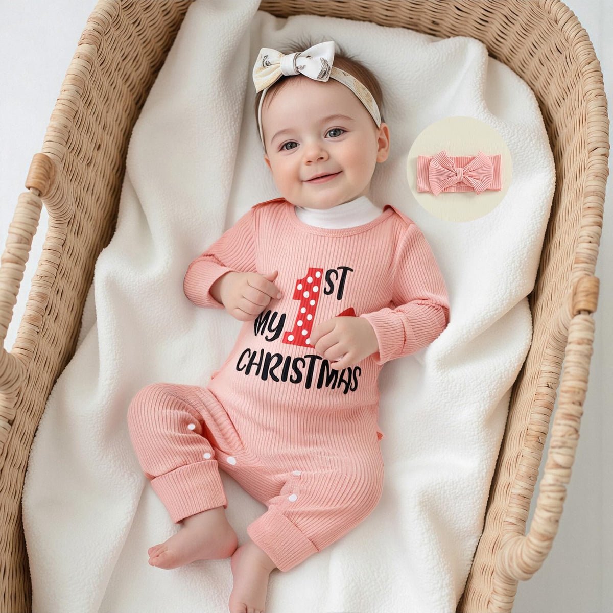 Baby Girl Long Sleeve Romper Jumpsuit H4136