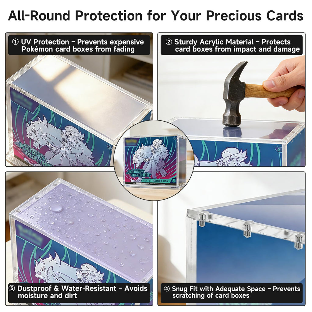 Acrylic Display Case with Locking Lid C6178