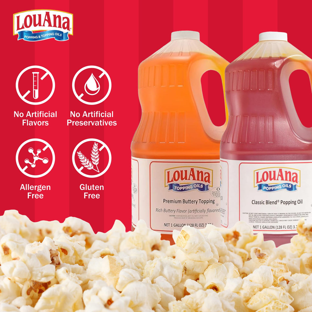 Popcorn Butter Popping Oil 1 Gallon Jug E169076