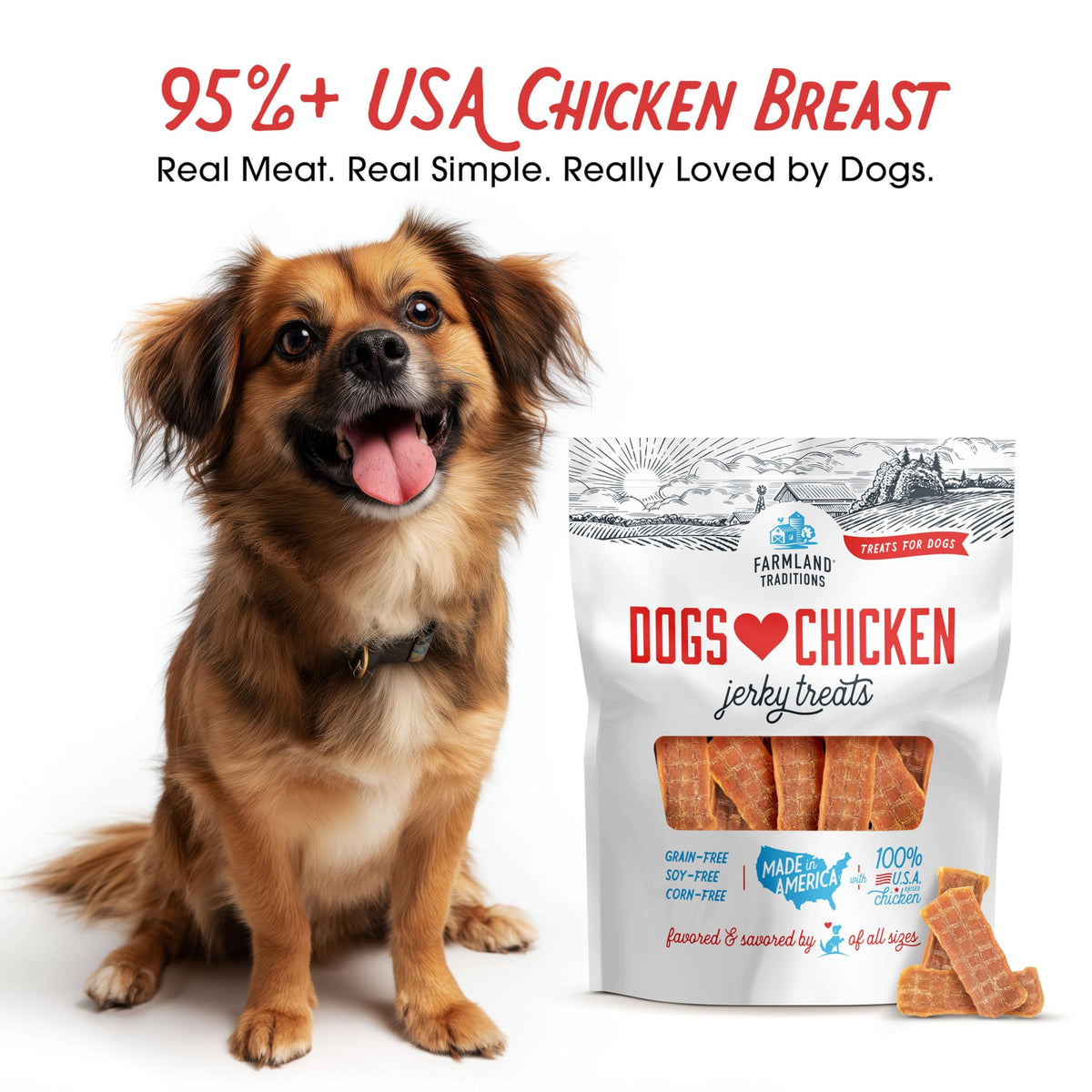 Chicken Jerky Dog Treats 3 lb Bag O94020