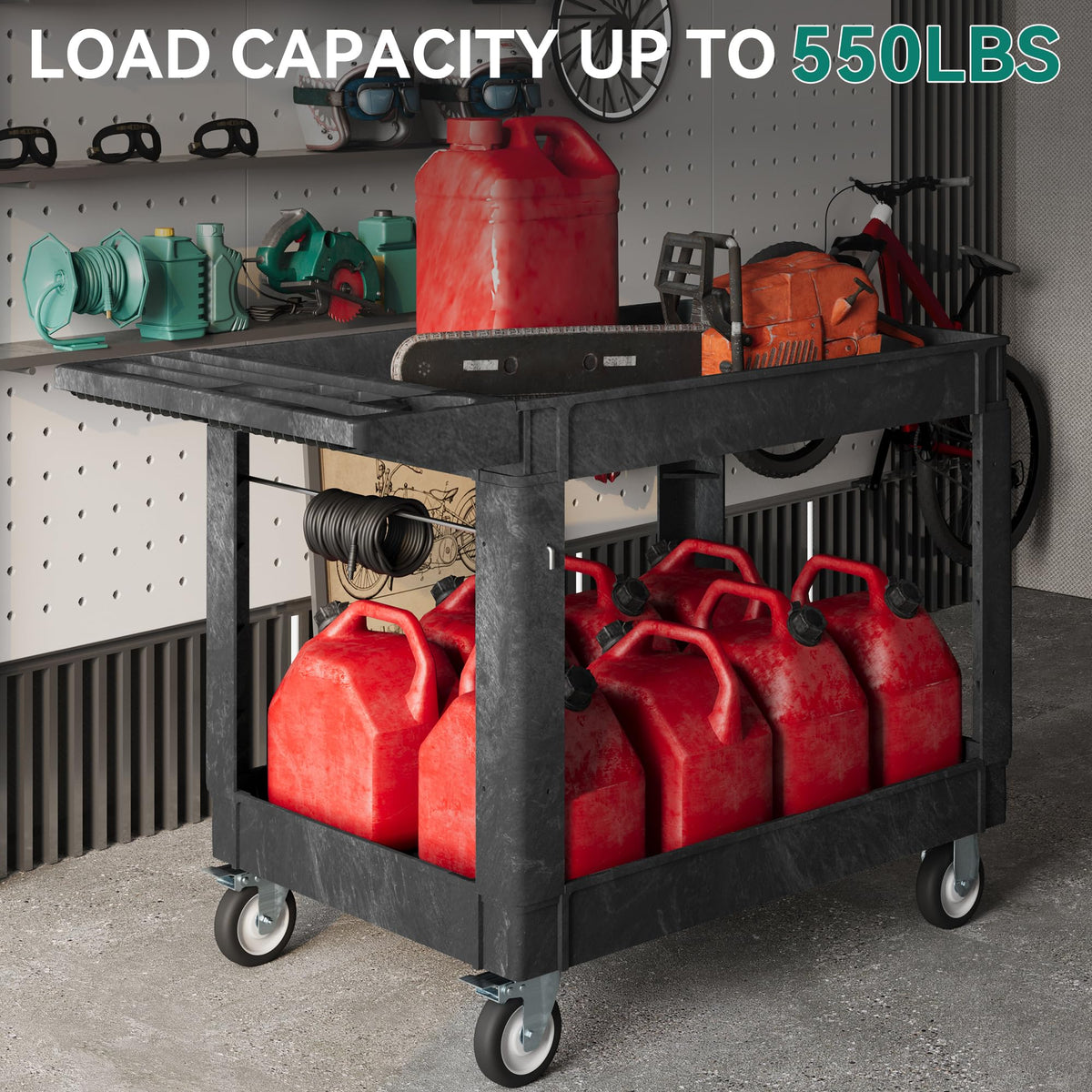 Utility Cart on Wheels 45 x 25 Inch T115