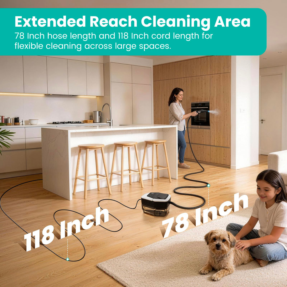 Portable Handheld Steam Cleaner B9651