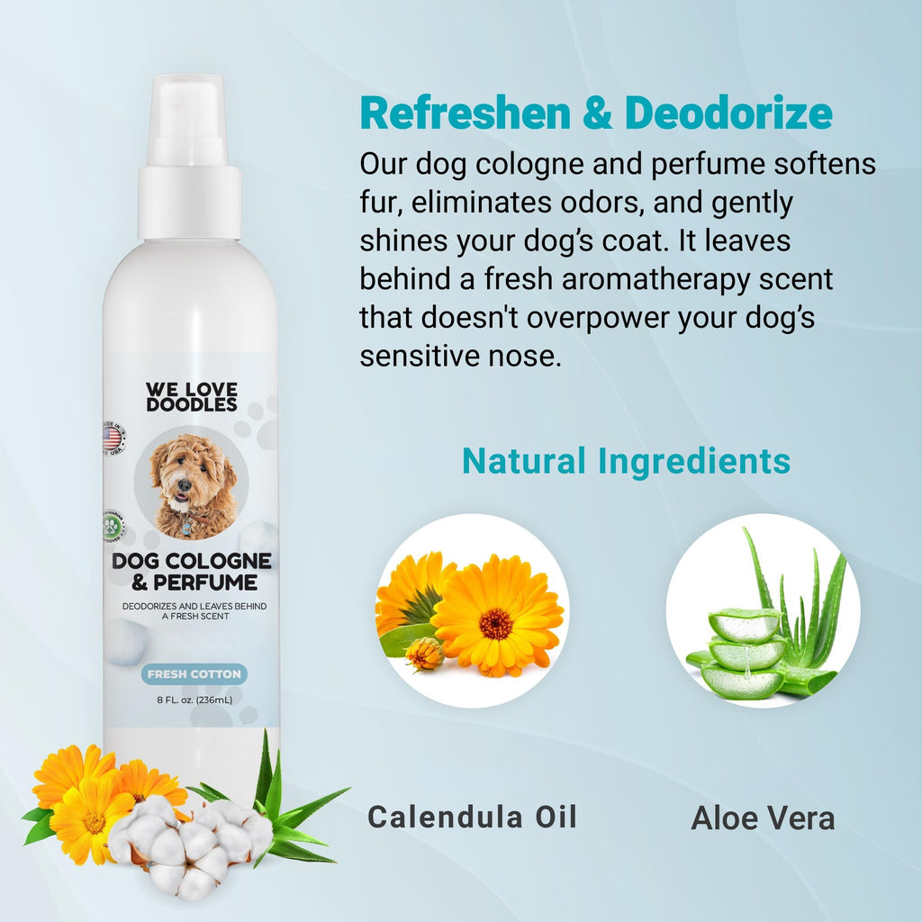 Dog Cologne & Perfume and Large Slicker Brush Bundle L738