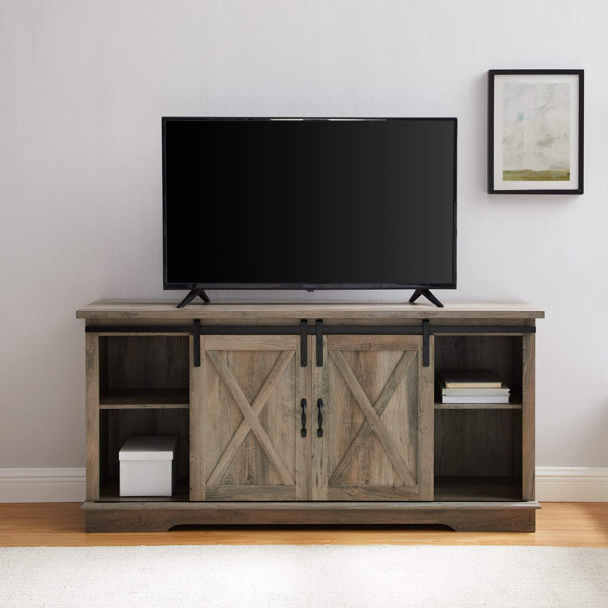 Grey Wash 58 Inch TV Stand G180