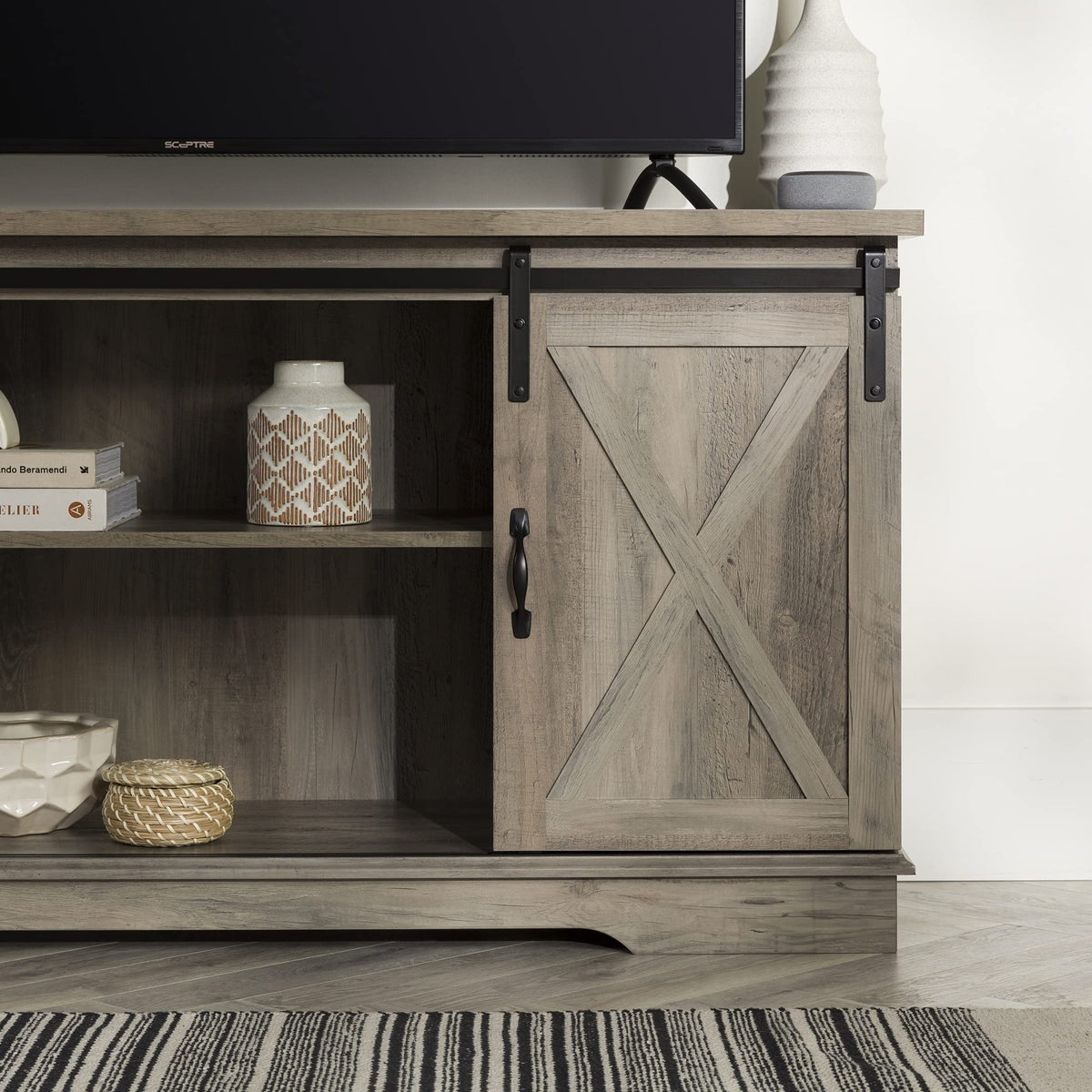 Grey Wash 58 Inch TV Stand G180