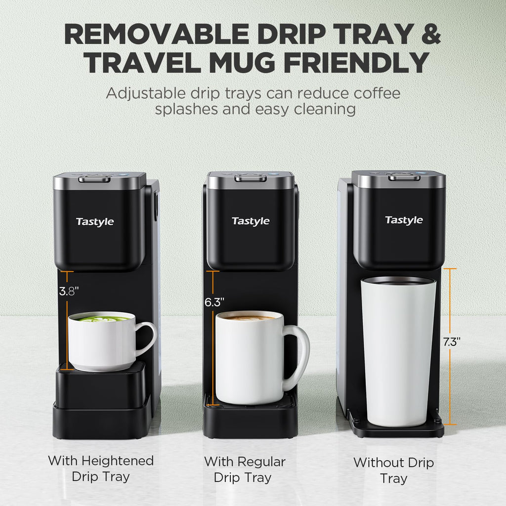 Single Serve Coffee Maker with Milk Frother U544