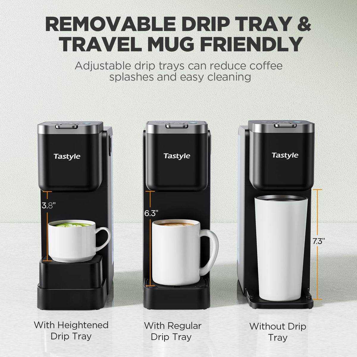 Single Serve Coffee Maker with Milk Frother U544