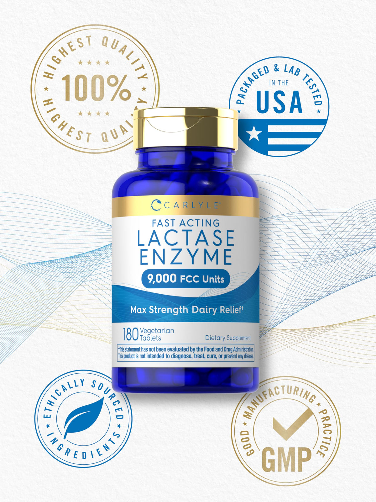 Lactase Enzyme Tablets 180 Pills L645616