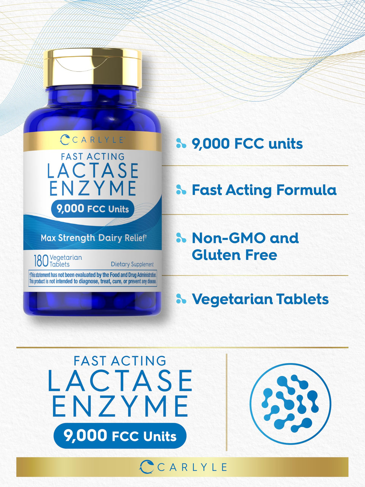 Lactase Enzyme Tablets 180 Pills L645616