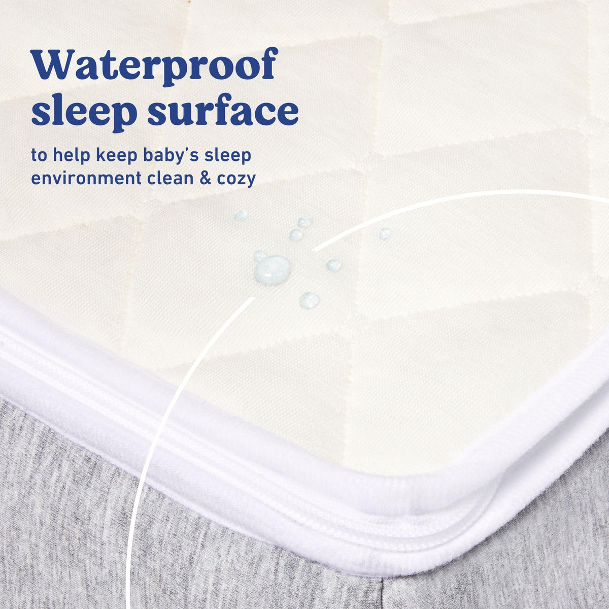2-in-1 Dual Sided Baby Crib & Toddler Mattress V536454