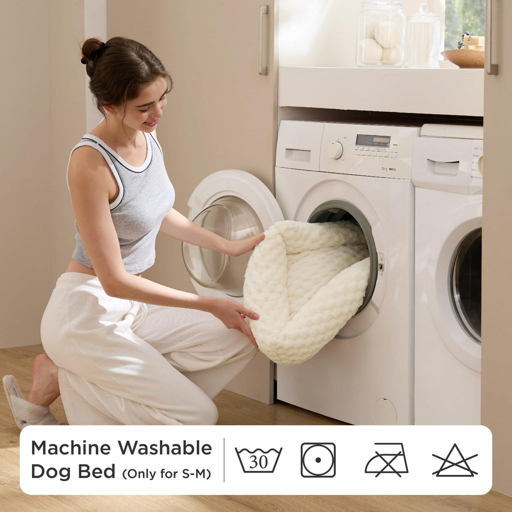 Washable Fluffy Dog Bed I413