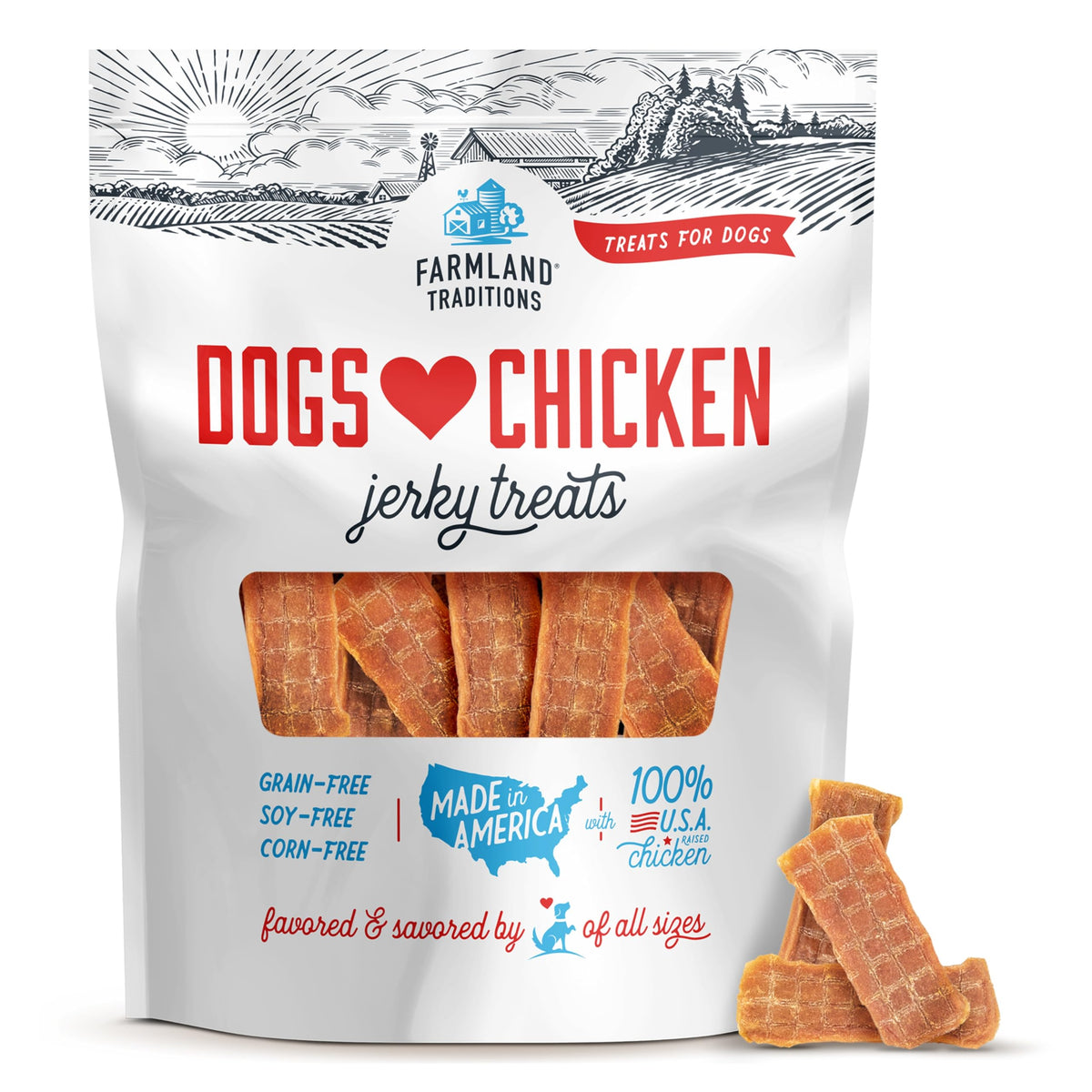 Chicken Jerky Dog Treats 3 lb Bag O94020