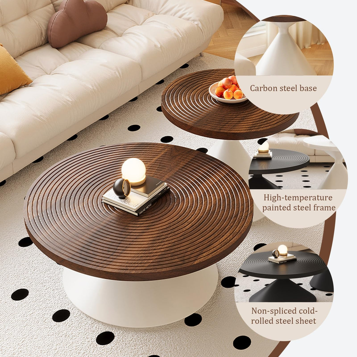 Round Storage Coffee Table R14496