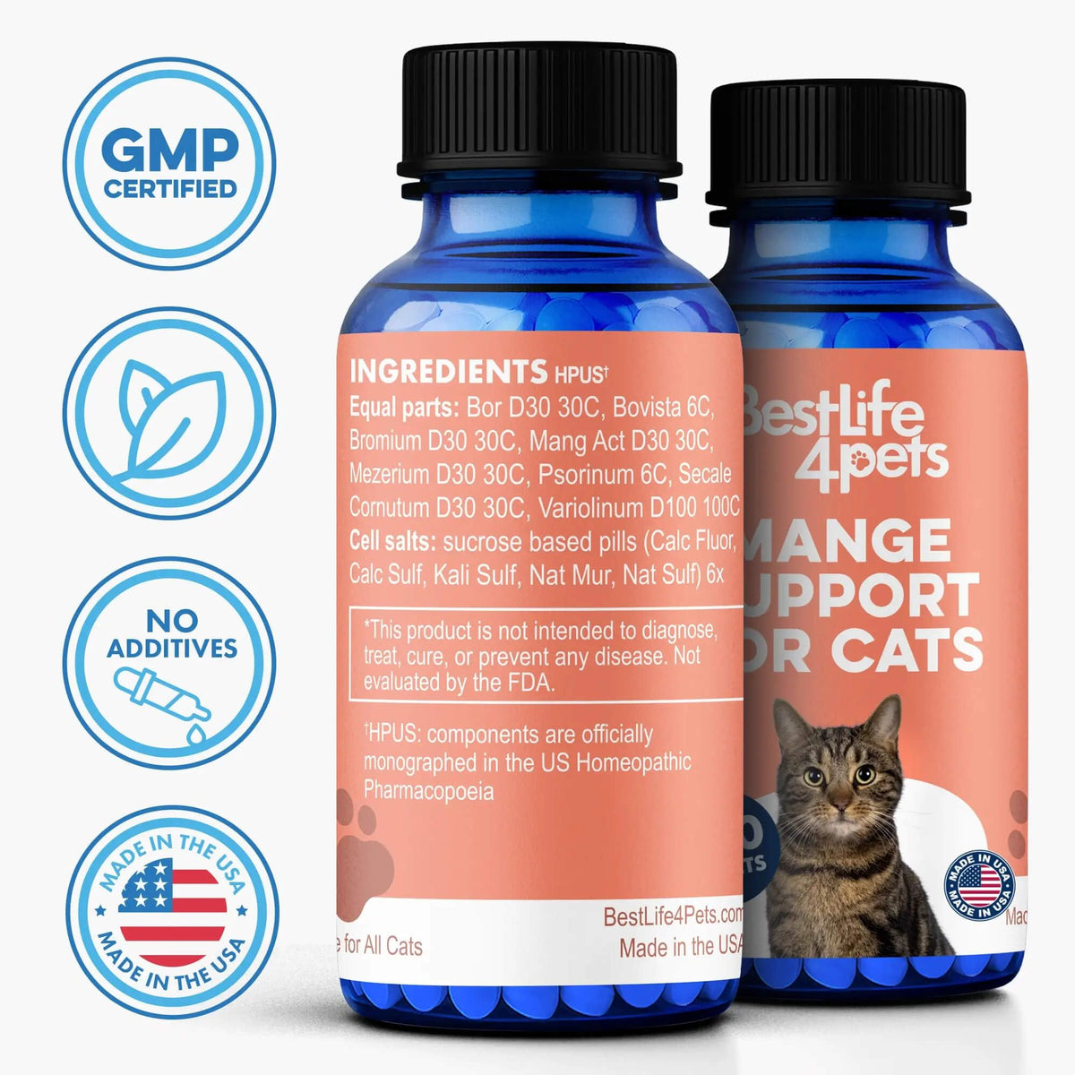 Mange Support for Cats 400 Pills M3137