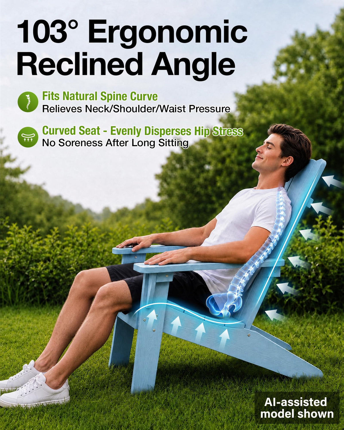 Oversized Adirondack Chair O3056