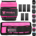 Adjustable Ankle Weights 10lbs/Pair with Straps J918407