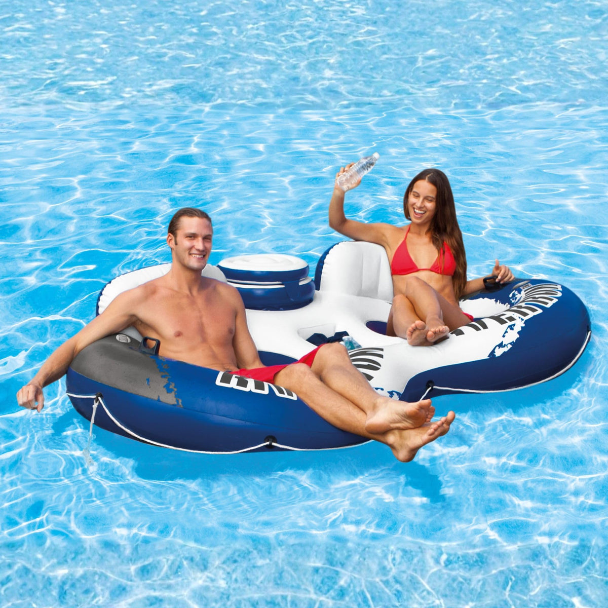 Inflatable 2-Person Floating Lake Lounge E212