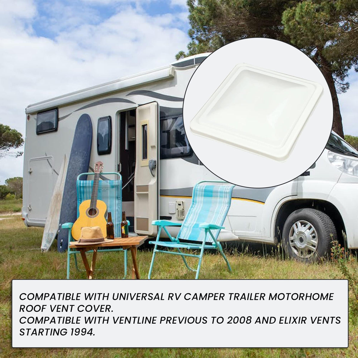 14" 3pcs RV Roof Vent Cover C733