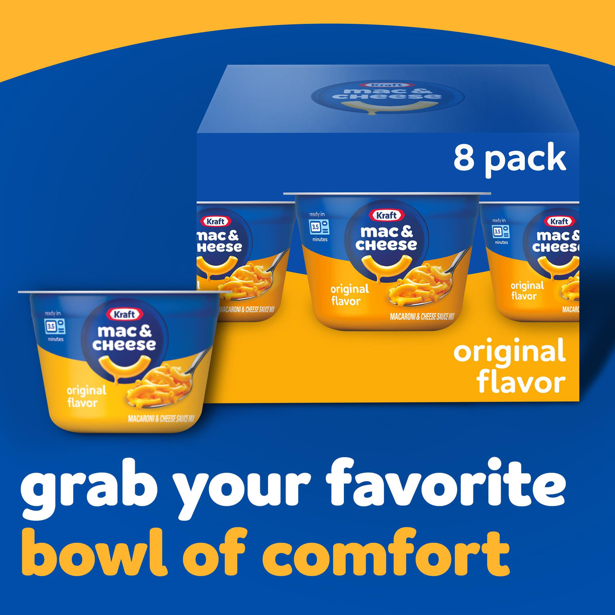 Microwavable Macaroni and Cheese Cups 8 ct T6512