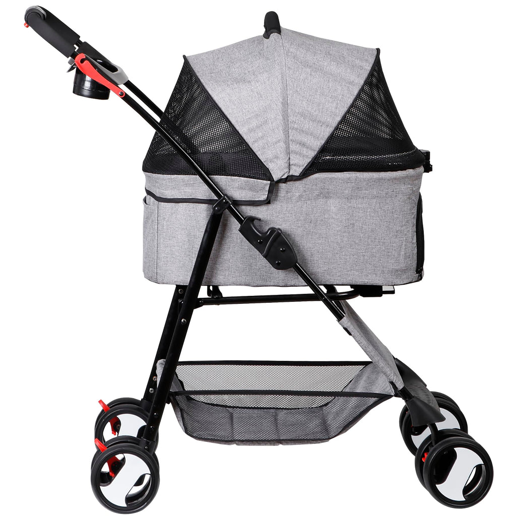 3 in1 Foldable Pet Stroller with 4 Wheels X41563