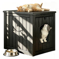 Weatherproof Resin Cat House with Hidden Litter Box Z735