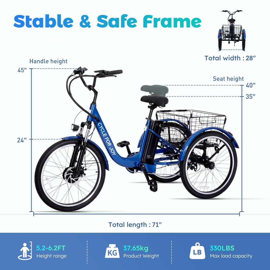 3 Wheel Electric Bike S96340