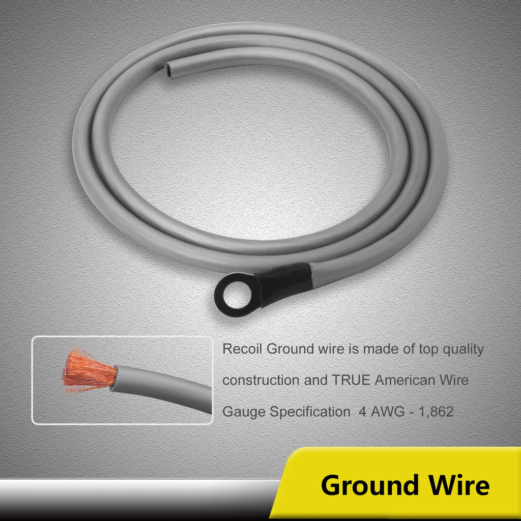 4 Gauge CCA Amplifier Wiring Kit with OFC RCA Cable C590