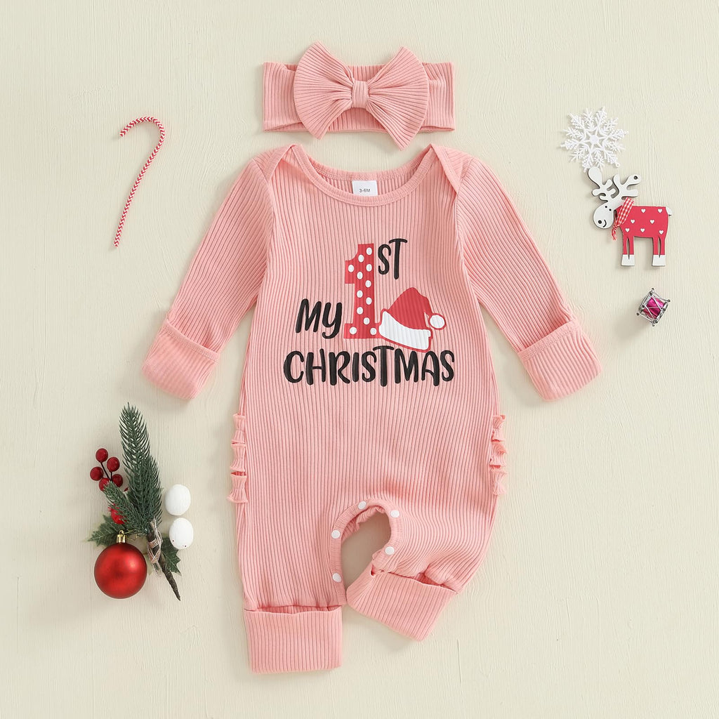 Baby Girl Long Sleeve Romper Jumpsuit H4136