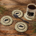Black Bear Coaster Set G705418