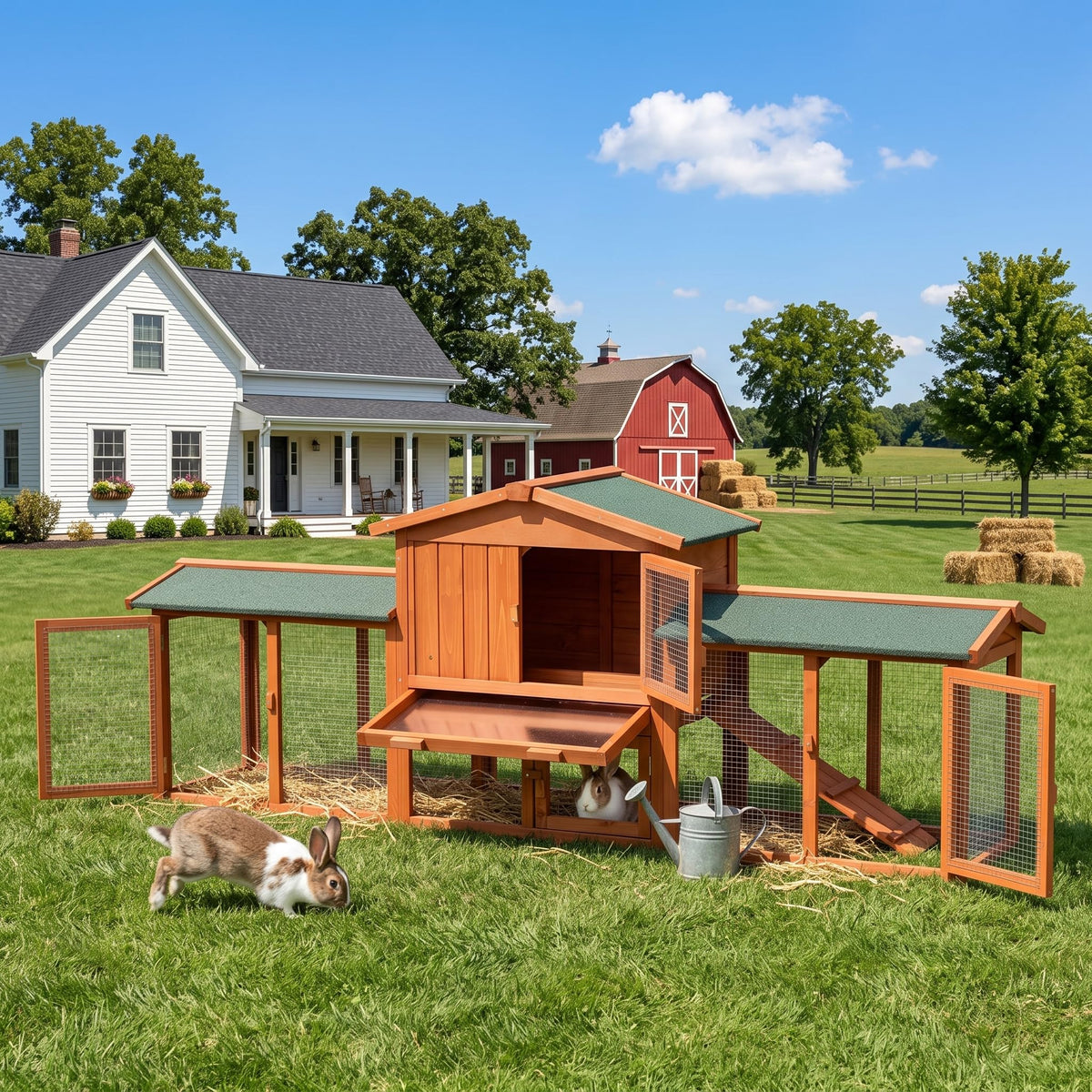 86" Extra Large Rabbit Cage R94910
