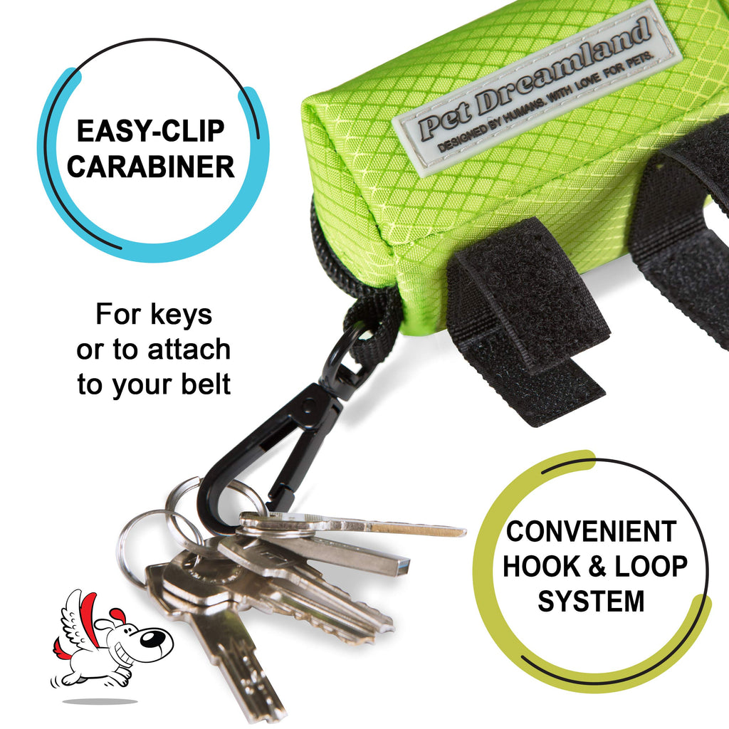 Hands Free Dog Leash for Large Dogs with Poop Bag Dispenser W617509