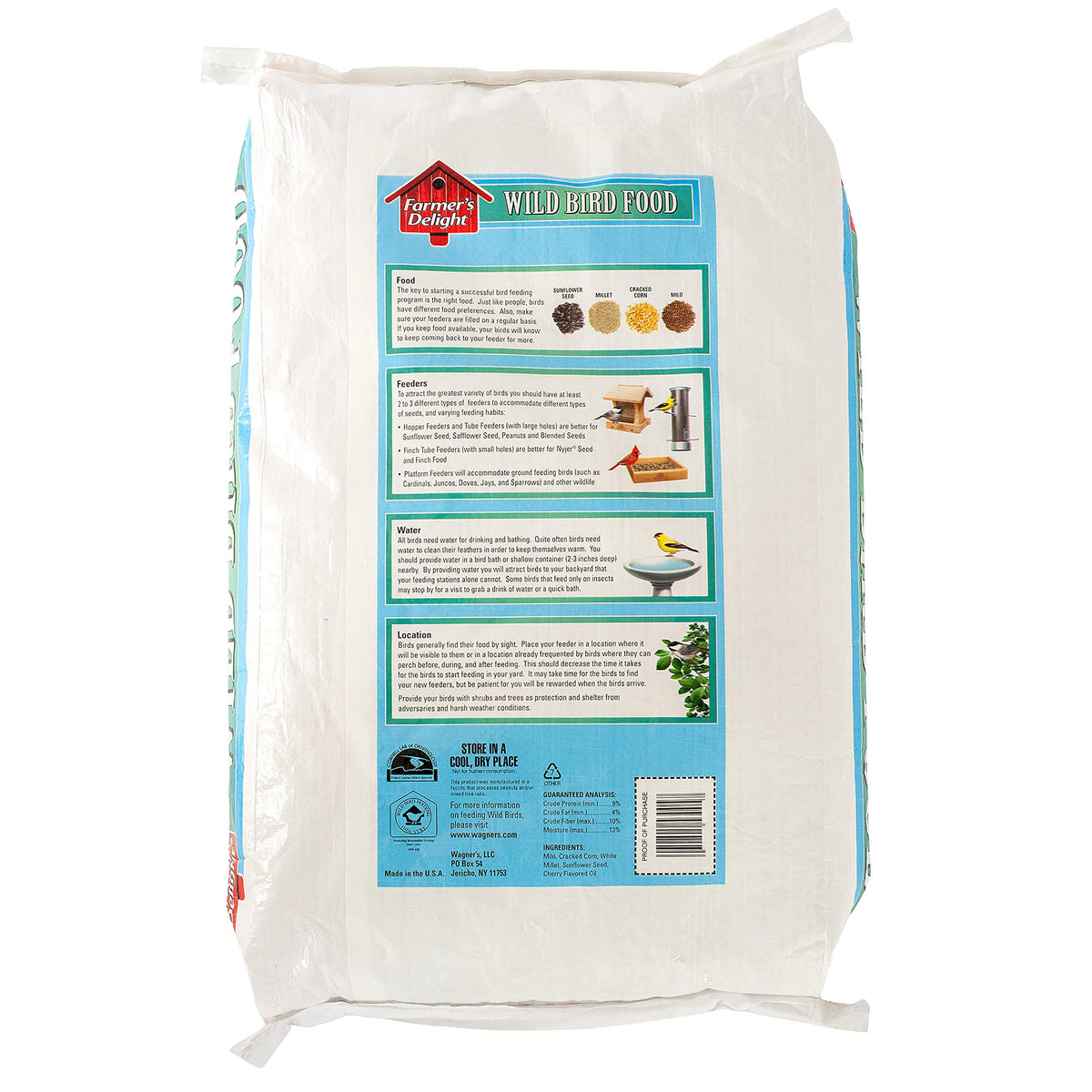 20-Pound Wild Bird Food and 8-Pound Wildlife Food O706995